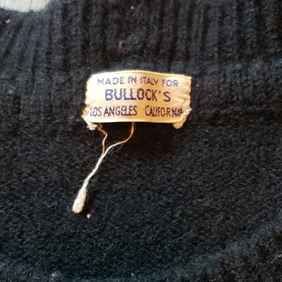 Vintage wool sweater BULLOCK'S California - Picture 2 of 3
